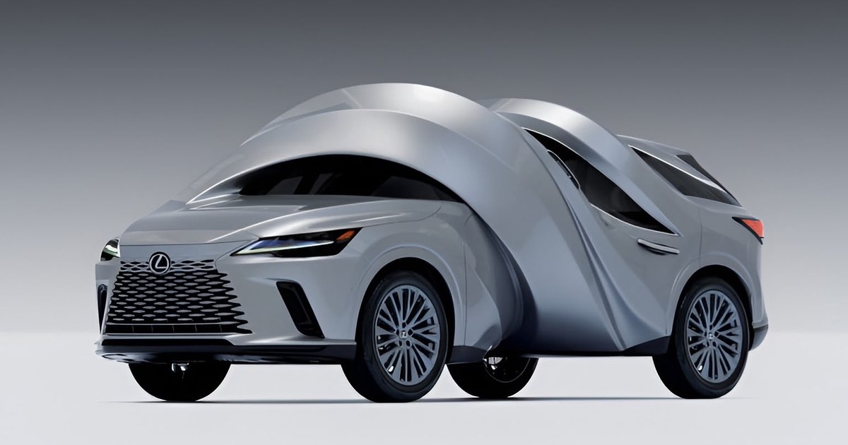 Lexus RZ dan RX Disulap Jadi Mobil Berbentuk Aneh oleh Seniman