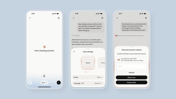 Anthropic Tingkatkan Claude Voice dengan Model AI Baru