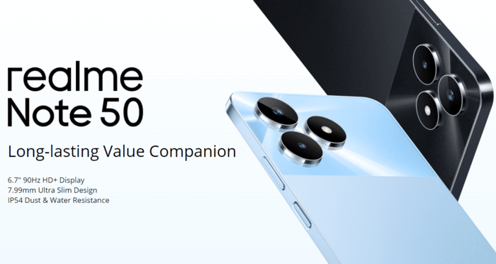 Spesifikasi HP Realme Note 50 Harga 1 Jutaan Spek Gahar