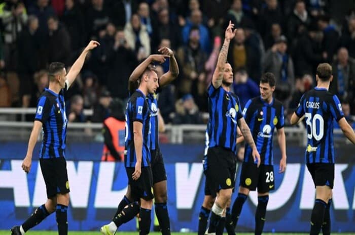 Hasil Akhir Serie A Inter Milan Vs Atalanta Pekan 26 : Inter Milan Menang Telak 4-0 Melawan Atalanta