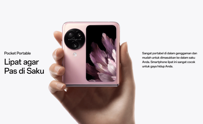 Spesifikasi dan Harga OPPO N3 Flip, Smartphone Lipat untuk Kaum Hawa
