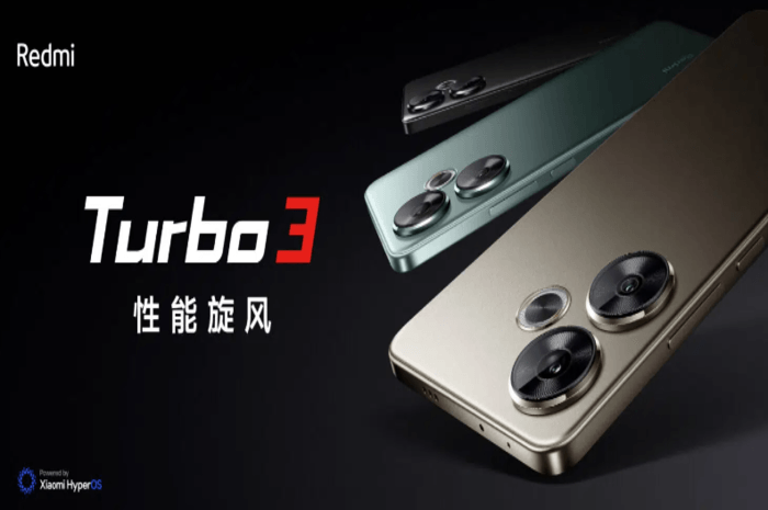 Spesifikasi Redmi Turbo 3 yang Baru saja Rilis di Indonesia