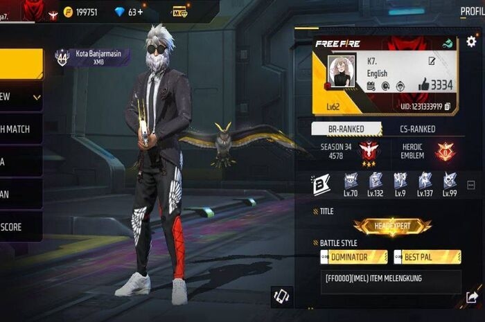 Kabar Gembira Jelang Akhir Bulan Mei 2024 Akun Free Fire Sultan Terbaru Hari Ini Lengkap Dengan Senjata Dan Emot